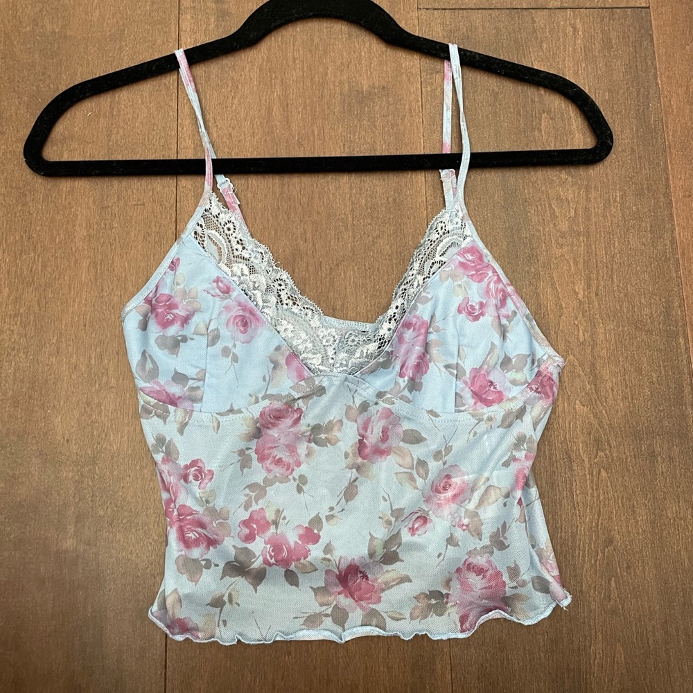 MOTEL ROCKS Lace Trim Cami